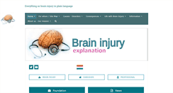 Desktop Screenshot of braininjury-explanation.com